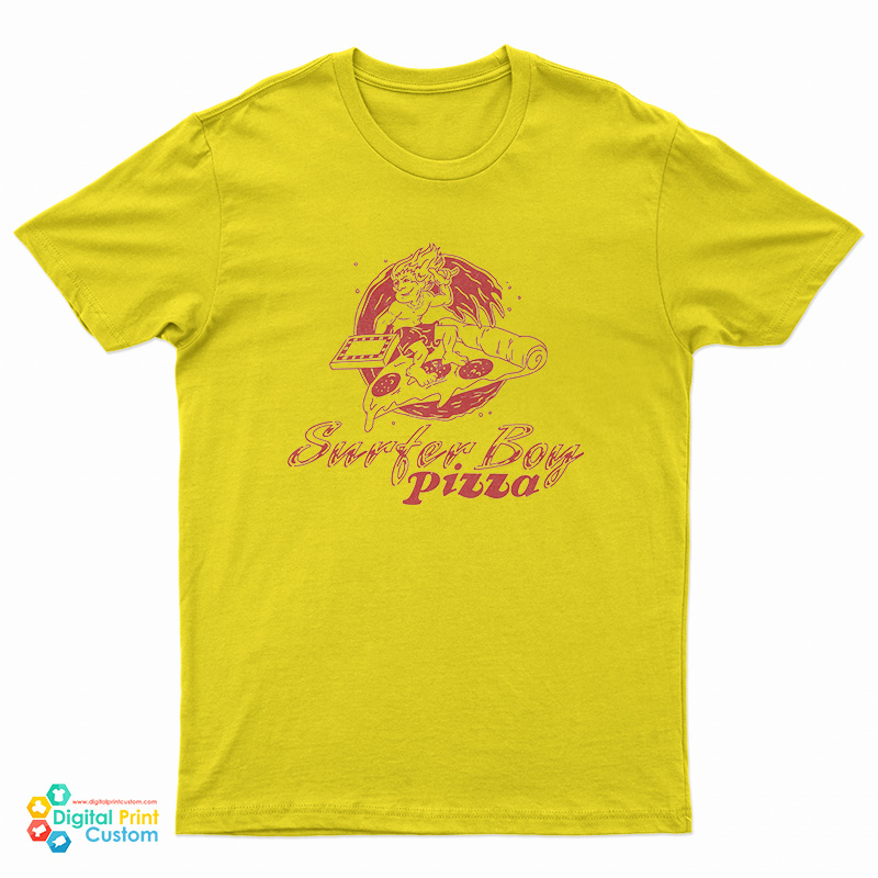 Surfer Boy Pizza T-Shirt