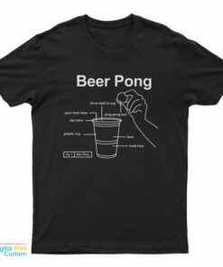 Beer Pong Throw Ball In Cup T-Shirt