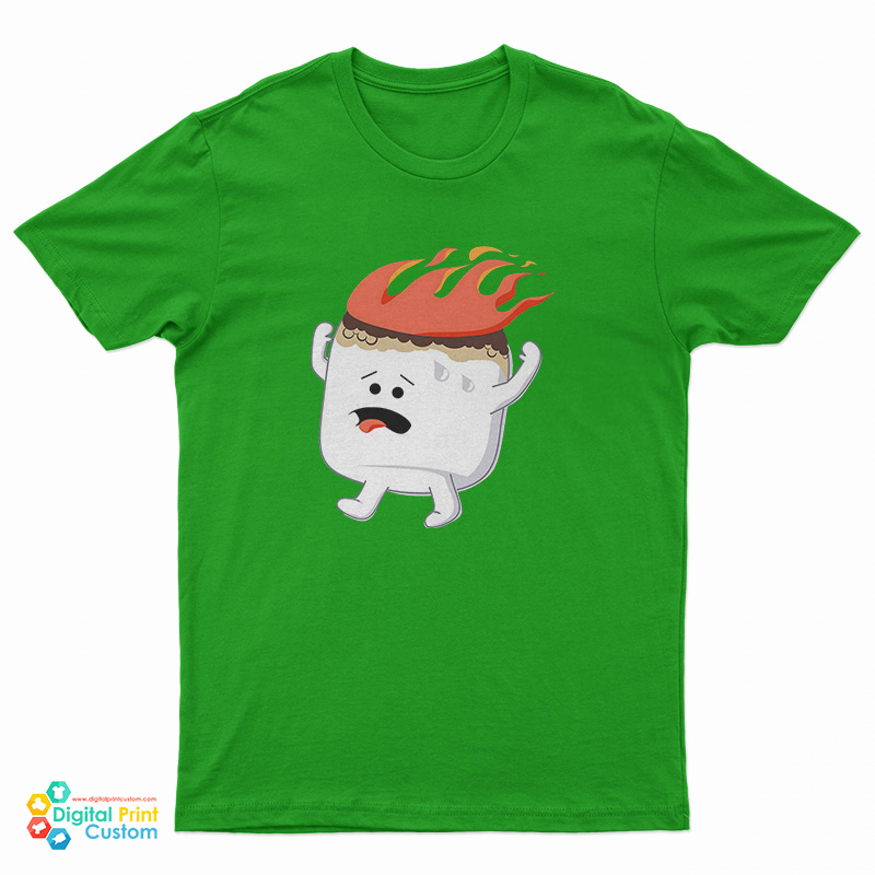 Flaming Marshmallow T-Shirt