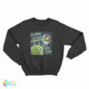 Glerp Glorp Zep Zep Zep Alien Cat Meme Sweatshirt