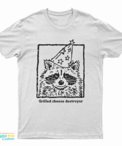 Grilled Cheese Destroyer Raccoon T-Shirt
