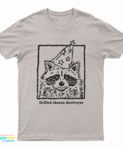 Grilled Cheese Destroyer Raccoon T-Shirt