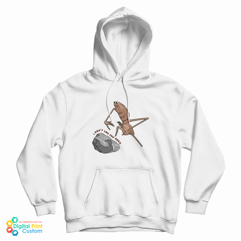 Marcus The Worm I Don't Like This Rock Hoodie