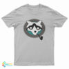 Raccoon With Pipe T-Shirt