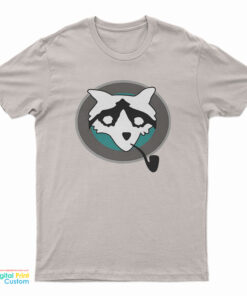Raccoon With Pipe T-Shirt