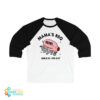 Mama's BBQ Walk In Pig Out 3/4 Sleeve Baseball T-Shirt