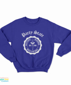 Party State Gluttony Madness Rock And Roll Sweatshirt