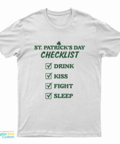 St. Patrick's Day Checklist T-Shirt