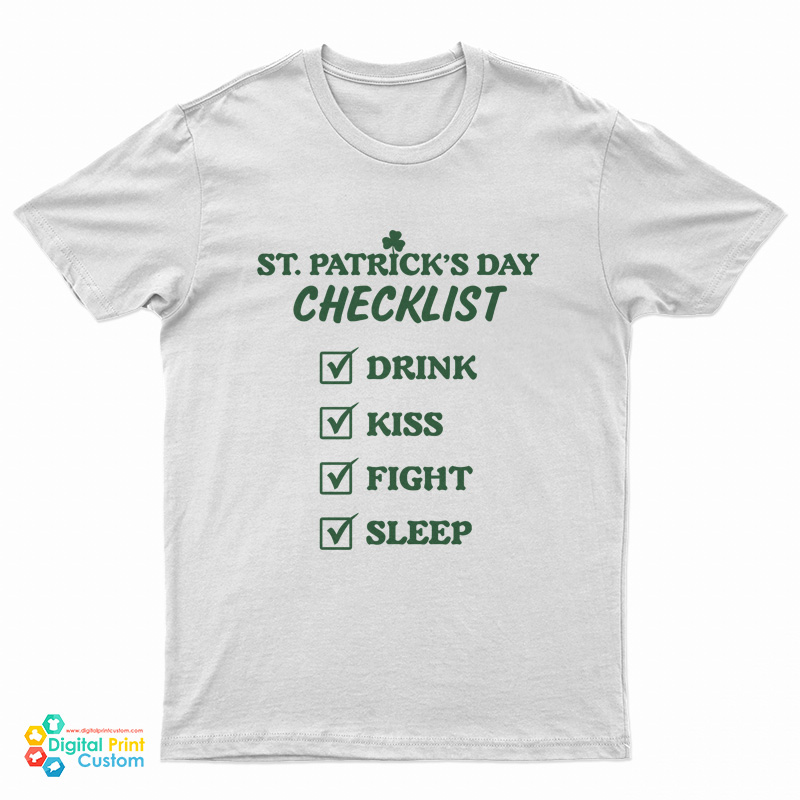 St. Patrick's Day Checklist T-Shirt