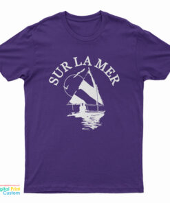 Sur La Mer Sailboat T-Shirt