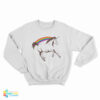 Unicorn With Rainbow Sweatshirt