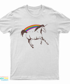 Unicorn With Rainbow T-Shirt
