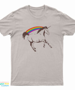 Unicorn With Rainbow T-Shirt
