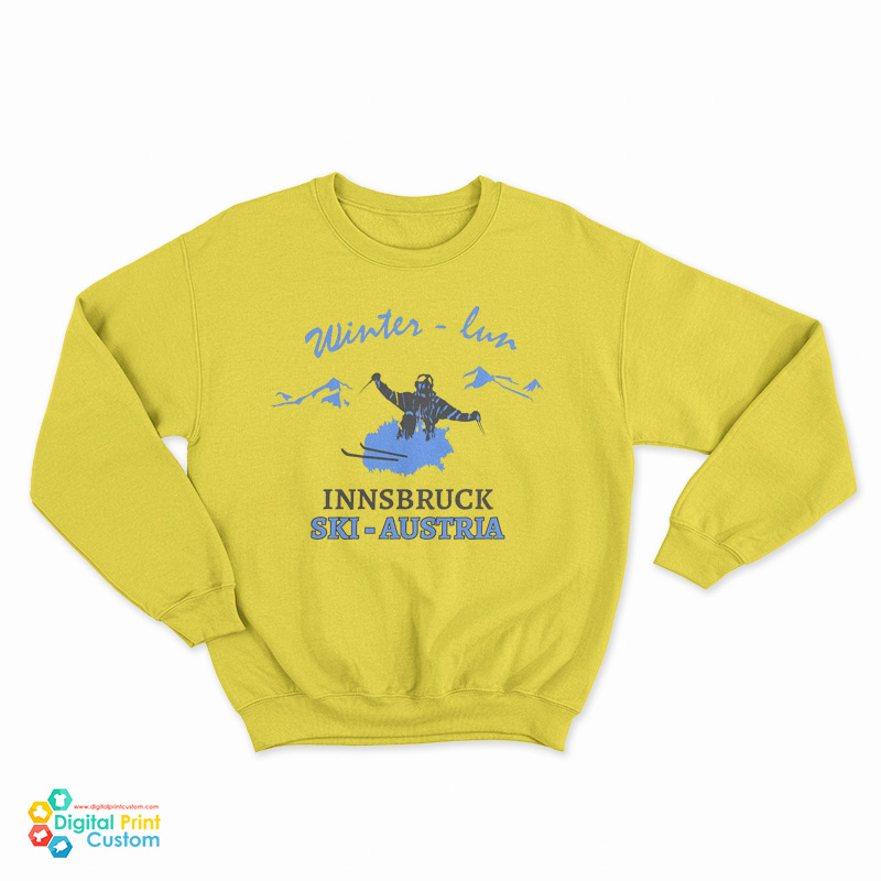 Winter-Fun Innsbruck Ski-Austria Sweatshirt