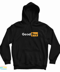 Good Boy Funny Parody Logo Hoodie