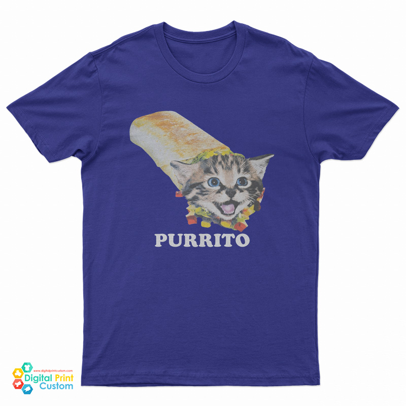 Purrito Cat Burrito Funny T-Shirt