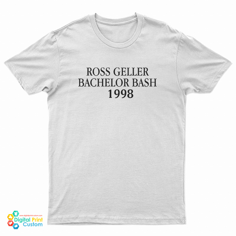 Ross Geller Bachelor Bash Best Man Joey Tribbiani T-Shirt
