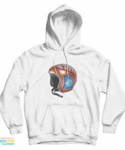 Blue Bloom Racer Hoodie