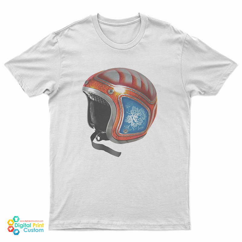 Blue Bloom Racer T-Shirt