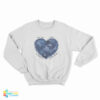 Blue Heart Dial'less in Paris Les Diablotines Font Des Ravages Sweatshirt