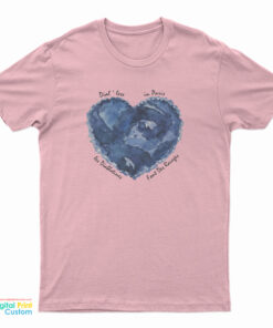 Blue Heart Dial'less in Paris Les Diablotines Font Des Ravages T-Shirt