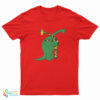 Dinosaur Hugging a Giraffe T-Shirt