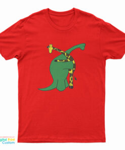 Dinosaur Hugging a Giraffe T-Shirt