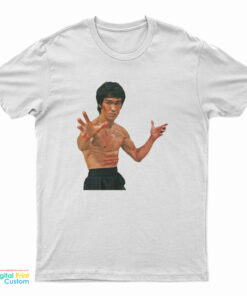 Bruce Lee Red Scratches T-Shirt