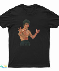 Bruce Lee Red Scratches T-Shirt