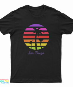 San Diego Retro Sunset T-Shirt