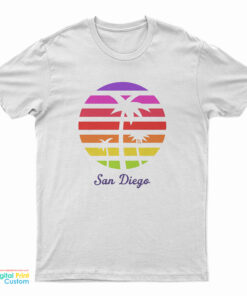 San Diego Retro Sunset T-Shirt
