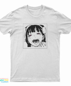 Vintage 00s Anime Hentai Japanese Manga Character T-Shirt