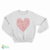 Je T’Aime Heart Sweatshirt