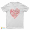 Je T’Aime Heart T-Shirt