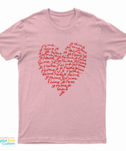 Je T’Aime Heart T-Shirt