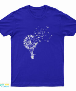 Flower Power Dandelion Fly Away Freedom T-Shirt
