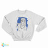 Midnight Blue Muse Beautiful Girl Illustration Sweatshirt