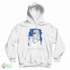Midnight Blue Muse Beautiful Girl Illustration Hoodie