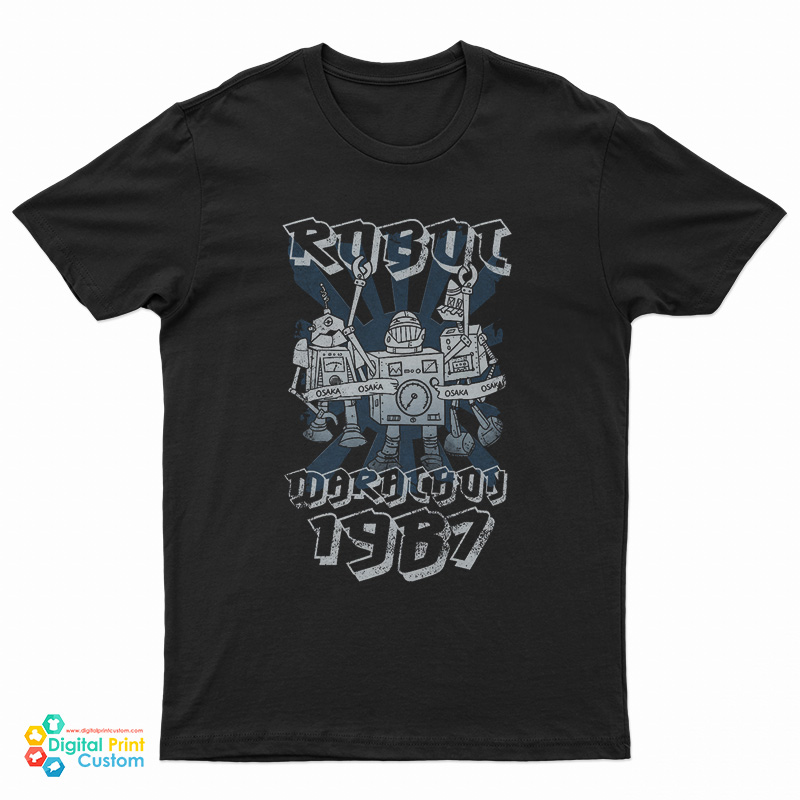 Robot Osaka Marathon 1987 T-Shirt