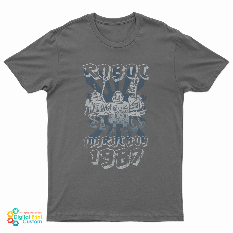 Robot Osaka Marathon 1987 T-Shirt