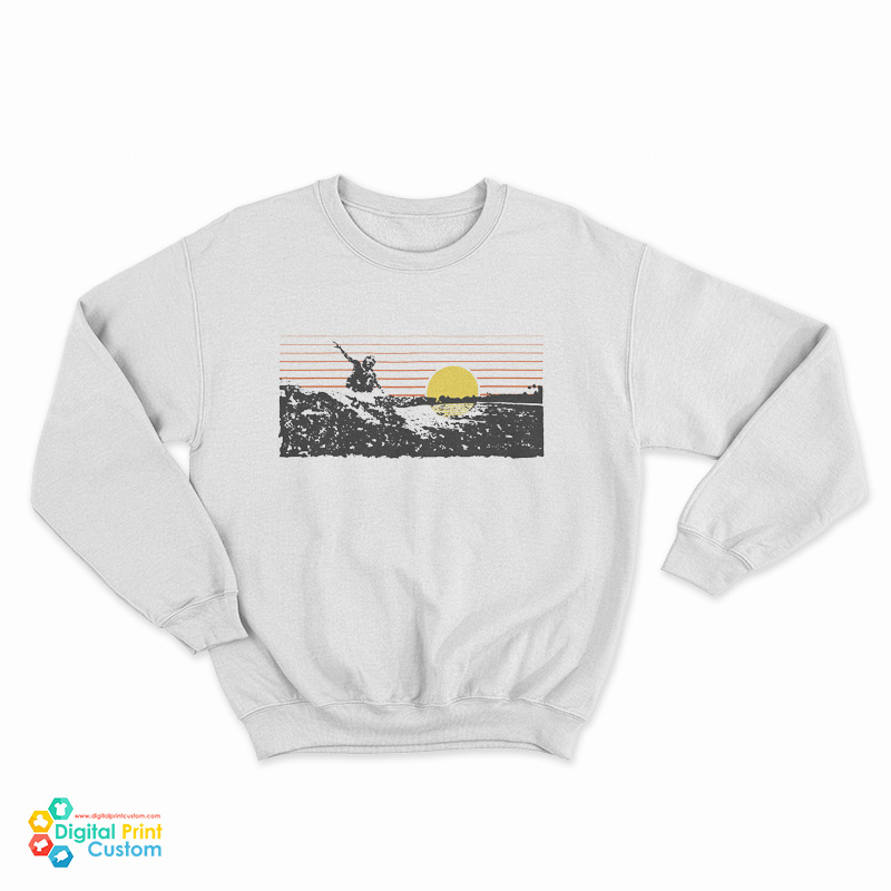 Vintage Sunset Surfer Sweatshirt