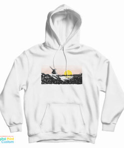 Vintage Sunset Surfer Hoodie