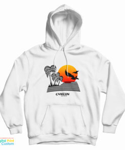 Cancun Mexico Beach Retro Hoodie