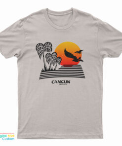 Cancun Mexico Beach Retro T-Shirt