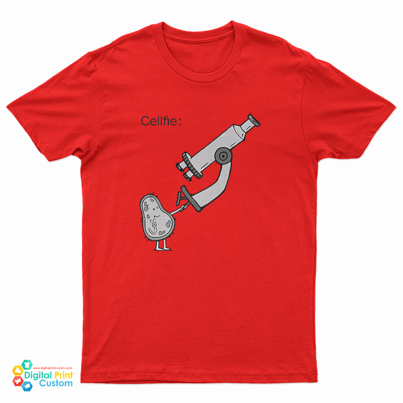 Cellfie Funny Science Biology T-Shirt