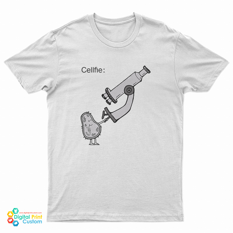 Cellfie Funny Science Biology T-Shirt