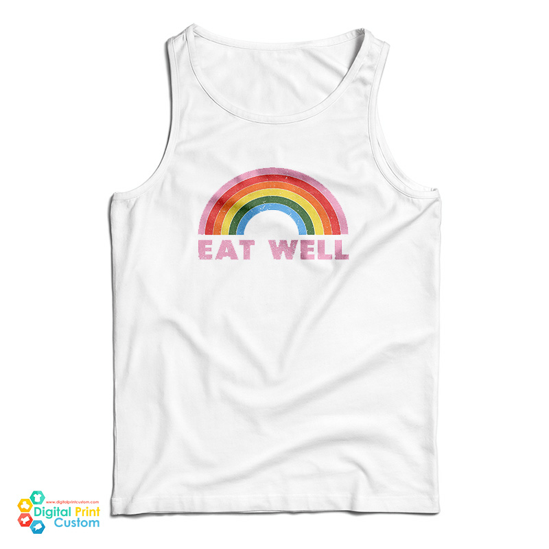 Eat Well Rainbow Tank Top