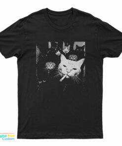 Funny Gangster Cat T-Shirt