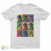 T-Rex In Warhol Style T-Shirt