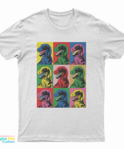 T-Rex In Warhol Style T-Shirt